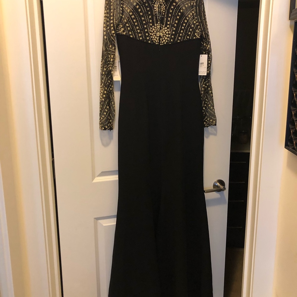 Badgley Mischka gorgeous long black gown - Picture 8 of 8